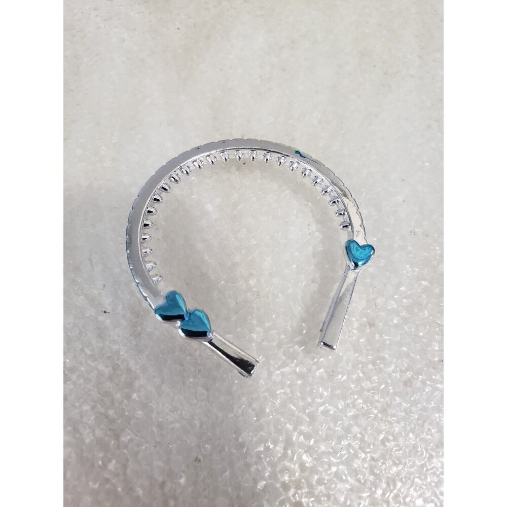 RARE Bratz accessory headband silver blue sweetheart hearts‎ meygan jade cloe